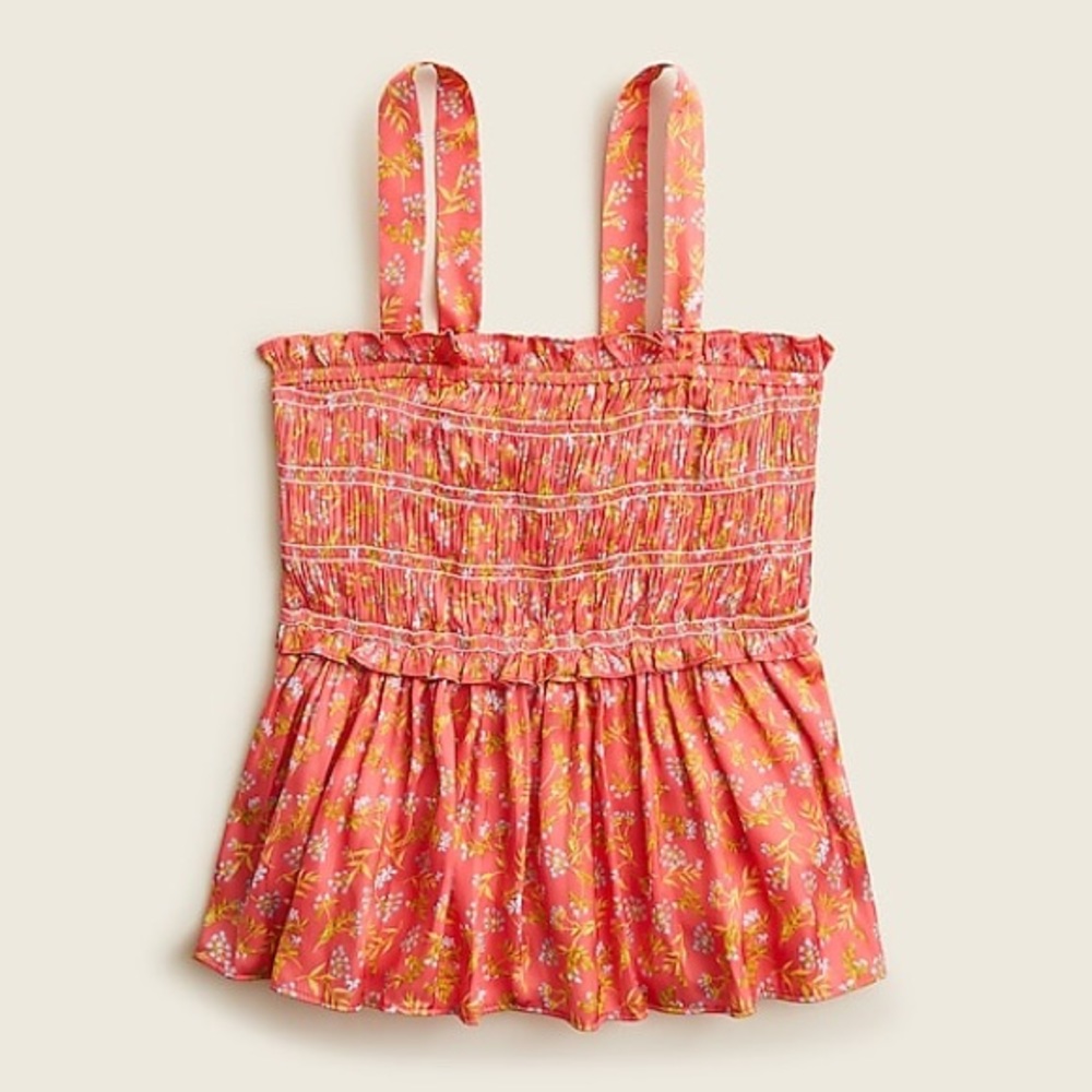 J. Crew Floral Satin